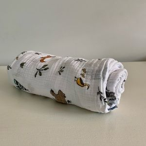 🦊 Little Unicorn Forest Swaddle